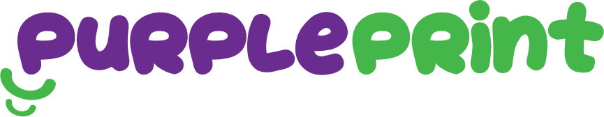 PurplePrint Clothing Menu Logo